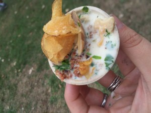 A sample of Skull and Bones's New England Clam Chowder from Chowdafest. Jesse Ericsson/The Mirror