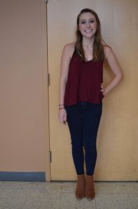 Sophomore Grace O'Hara models her style after Taylor Swift. 