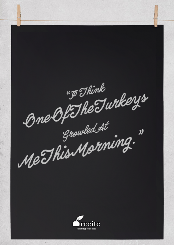Overheard in Barone 3/25