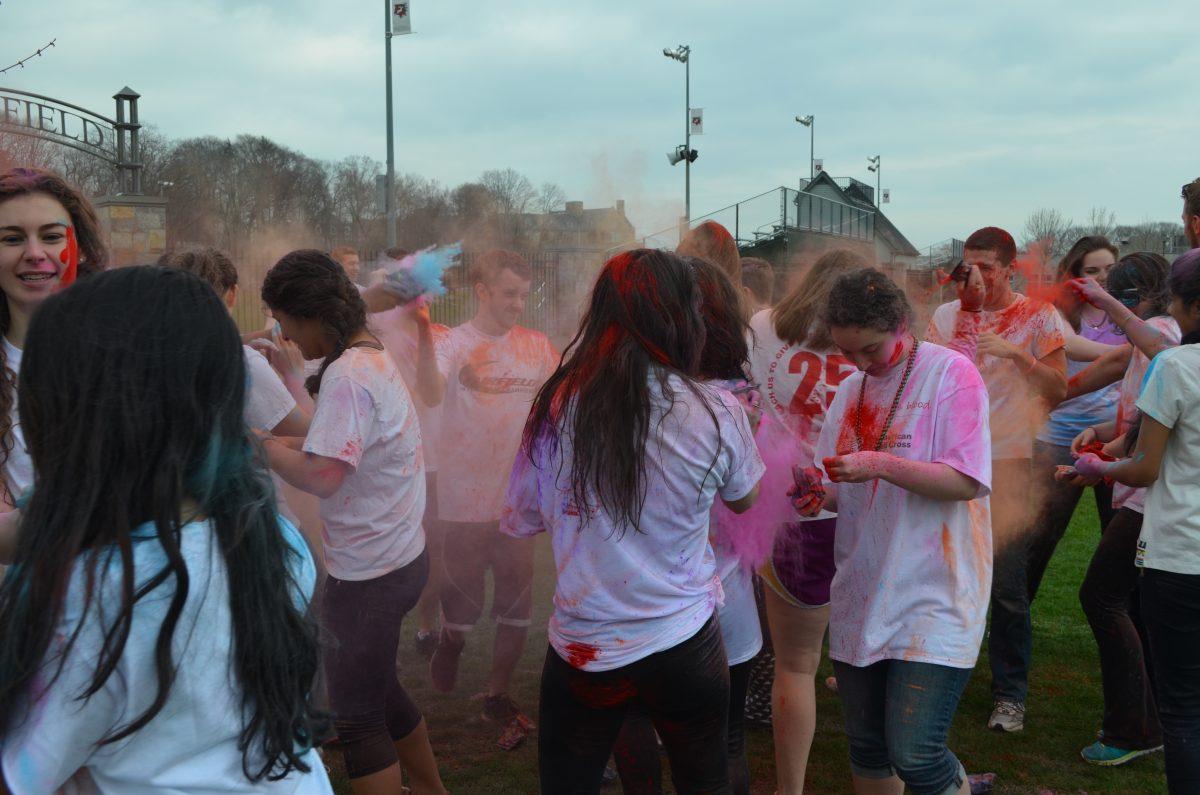 Students celebrate Indian culture at Holi