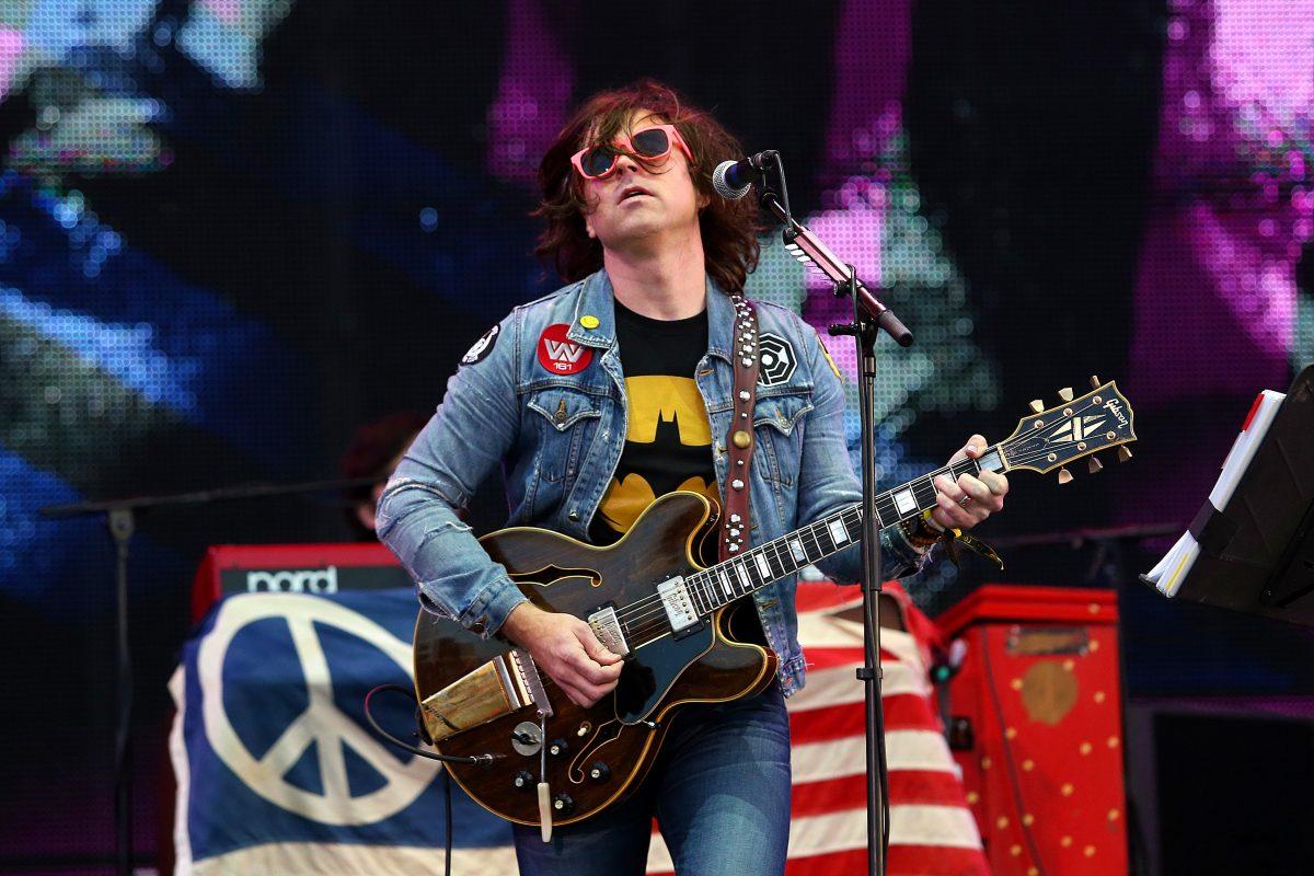 LONDON, ENGLAND - SEPTEMBER 14:  Ryan Adams performs during the Jaguar Land Rover Invictus Games Closing Ceremony at the South Lawn of Queen Elizabeth Olympic Park on September 14, 2014 in London, England.  (Photo by Paul Thomas/Getty Images for Jaguar Land Rover)