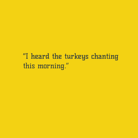 Overheard in Barone 10/21