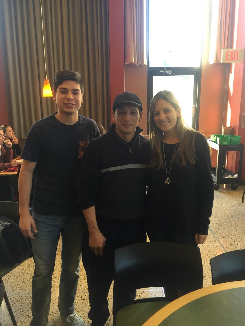 Eduardo Neira brightens students' days in Barone