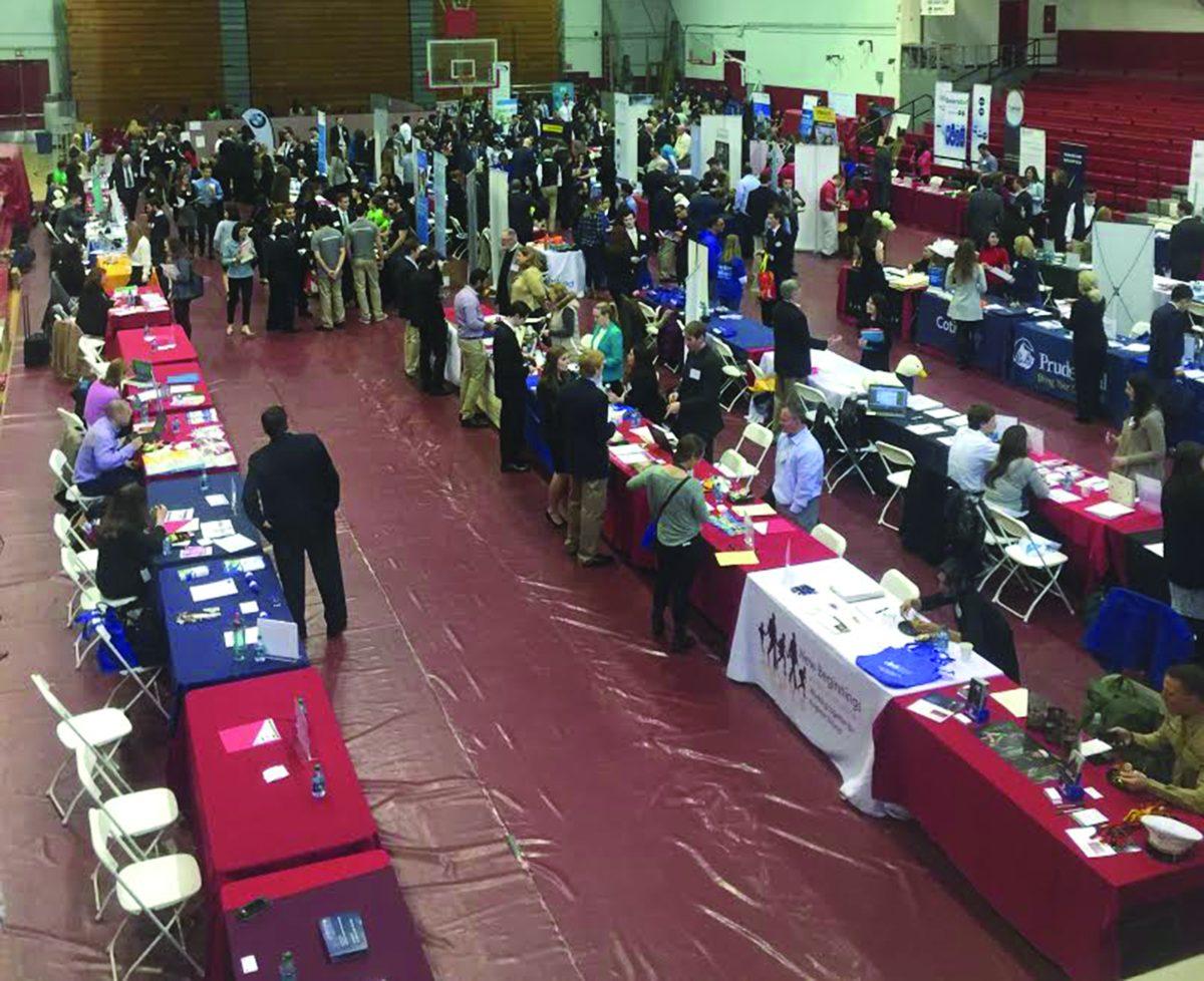 Students seek employment at spring Career Fair