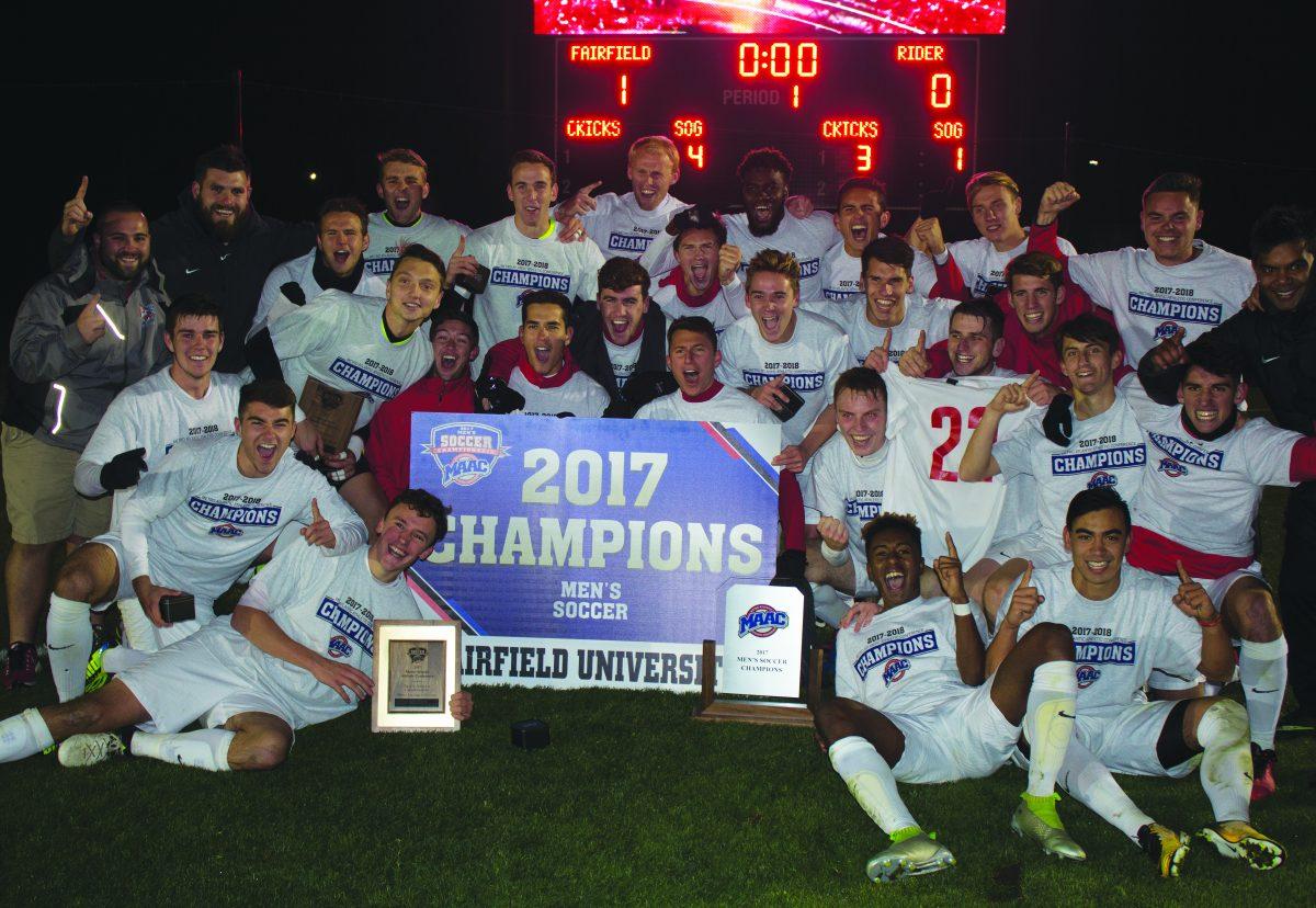 Men's Soccer Wins MAAC Championship At Lessing Field