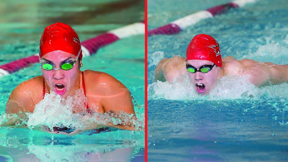 Swimming and Diving Enjoy Success in ECAC Championship