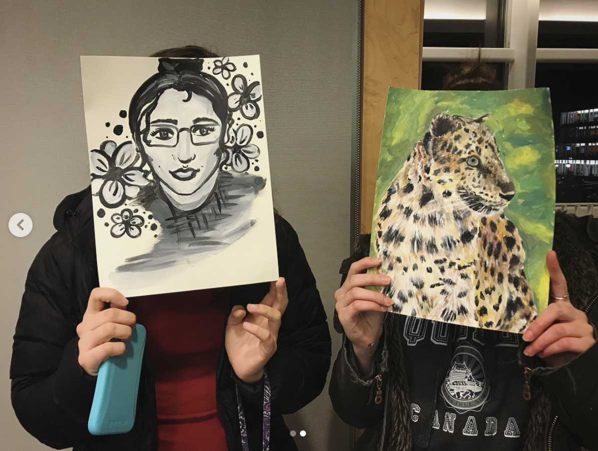 Art Club Charges On