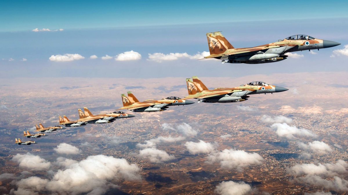 Israeli fighter jets on their way to strike Iran. (Photo courtesy of WikiMedia Commons)